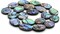 Natural 20mm Abalone Shell Flat Oval Beads Strand 16 Inch Jewelry Making Beads …